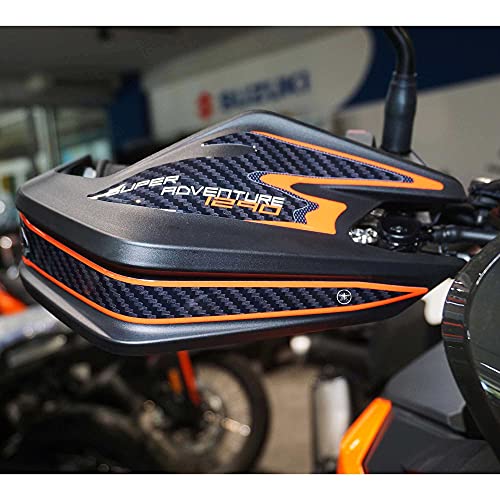 Protectores de guardamanos con Pegatinas 3D compatibles con KTM Super Adventure S y R 2021