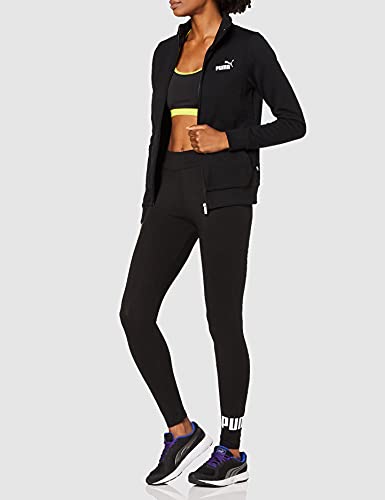 Puma Essentials Logo W Legging Deportivo de Talle Alto, Mujer, Negro, S