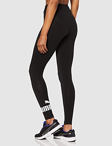 Puma Essentials Logo W Legging Deportivo de Talle Alto, Mujer, Negro, S