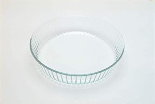 Pyrex Bake & Enjoy Plato de flan cocido de vidrio de alta resistencia 26 cm.