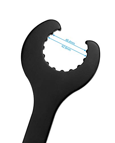 QKURT Llave de pedalier,Compatible con Shimano Hollowtech II, Herramienta de Soporte de Copa Externa BB Remove Tool BTM