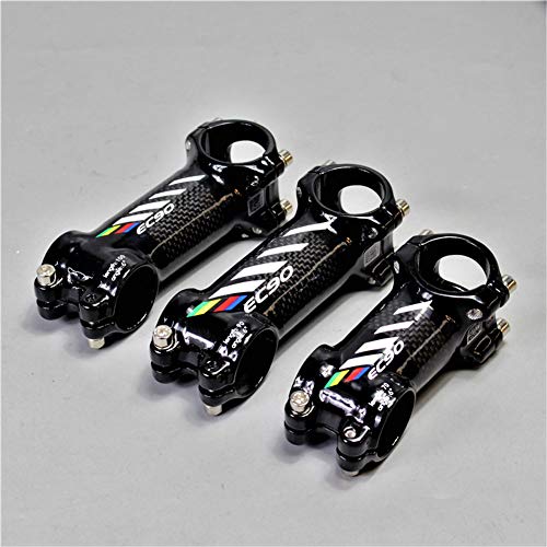 QWERDF MTB Stem 31,8 6 Grado Peso De Carbono Fibra Luz De La Bici del Manillar Corto Madre Adecuado para Bicicleta De Montaña Bicicleta De Carretera De BMX MTB,60mm