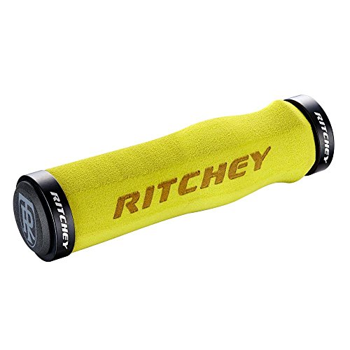 Ritchey WCS Locking Truegrip Empuñaduras de MTB, Hombre, Amarillo, Talla Única