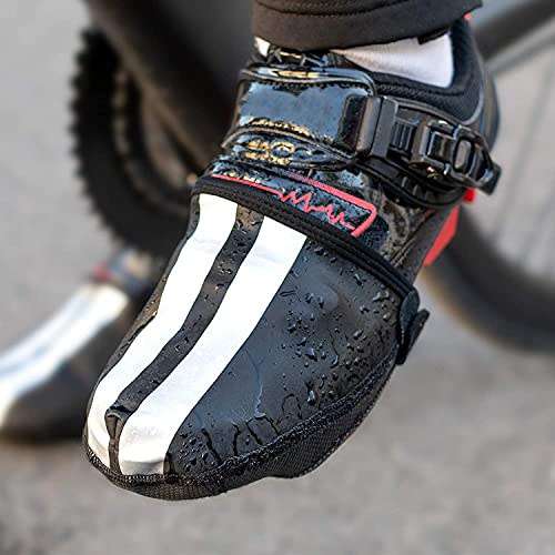 ROCKBROS Punteras Ciclismo Térmica, Cubierta para Zapatillas Impermeable Anti Viento para MTB Bicicleta, Unisex