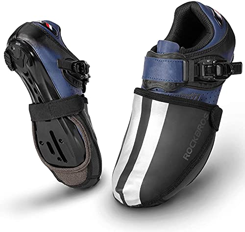 ROCKBROS Punteras Ciclismo Térmica, Cubierta para Zapatillas Impermeable Anti Viento para MTB Bicicleta, Unisex