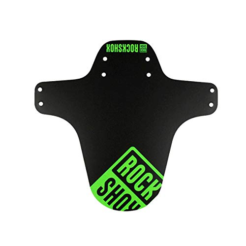 Rockshox MTB Fender Guardabarros, Unisex Adulto, Impresión Verde neón, Talla única