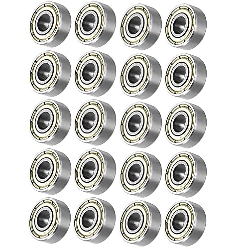 Rodamientos de Bolas, Rodamientos, Rodamientos de Bolas de Ranura Profunda, Cojinete de Bolas de Ranura Profunda, Rodamientos de Bolas Bearing, 694ZZ Rodamientos, 4mm x 11 mm x 4 mm, 20 pzs