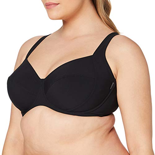 Rosa Faia Mix & Match Parte Superior de Bikini, Negro, 40 para Mujer