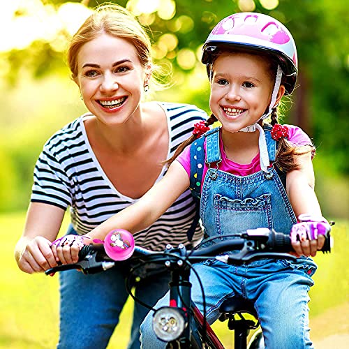 RoserRose Timbre para Bicicleta Infantil para Niños, Patrón de Unicornio, 90 dB Sonido Fuerte y Claro, Timbre para Bicicleta de Montaña, Bicicleta de Ciudad, para Manillar de 20-22 mm