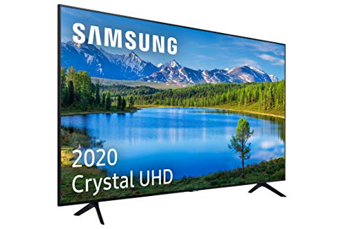 Samsung Crystal UHD 2020 50TU7095 - Smart TV de 50" con Resolución 4K, HDR 10+, Crystal Display, Procesador 4K, PurColor, Sonido Inteligente, Función One Remote Control y Compatible Asistentes de Voz