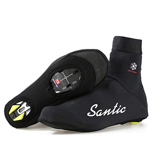 Santic Cubrezapatillas Ciclismo MTB Cubrezapatillas Bicicleta Invierno Cubrezapatos Ciclismo sin Fleece adentro S