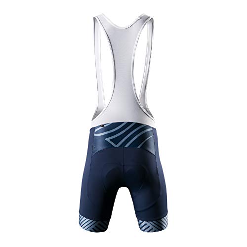 Santic Culote Bicicleta Hombre Culotte Ciclismo Hombre Culote MTB Pantalones Cortos Ciclismo Hombre Azul Marino EU M