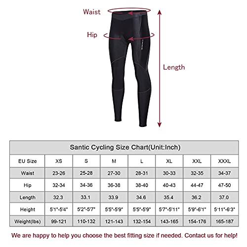 Santic Culote Ciclismo Mujer Culote Bicicleta Pantalones Largos de Ciclismo/Bicicleta/MTB con Badana para Mujeres EU S