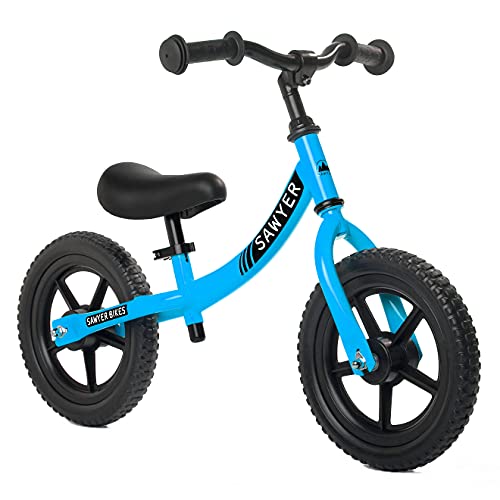 Sawyer - Bicicleta Sin Pedales Ultraligera - Niños 2, 3, 4 y 5 años (Azul)