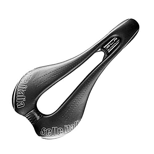 Selle Italia - Sillìn Bicicleta de Carretera SLR Kit Carbonio Superflow, Rail Carbon/Keramic Ø7x9, Sillìn Road Perfomance Fibra-tek Ligero, Comfort