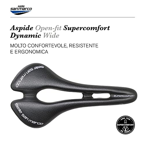 Selle San Marco - Sillín ASPIDE Supercomfort Open-Fit Dynamic Wide