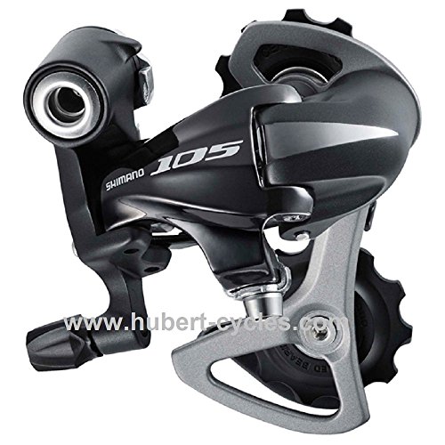 Shimano 105 10V. Doble MAX.30D Cambio, Negro, Talla Única