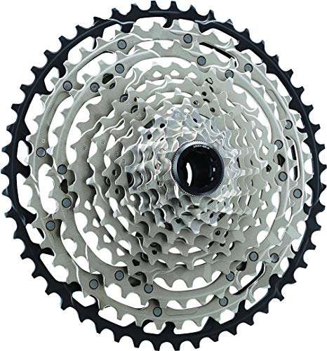 SHIMANO 12V.10/45 SLX Cassette Ciclismo, Adultos Unisex, Multicolor(Multicolor), 10/45