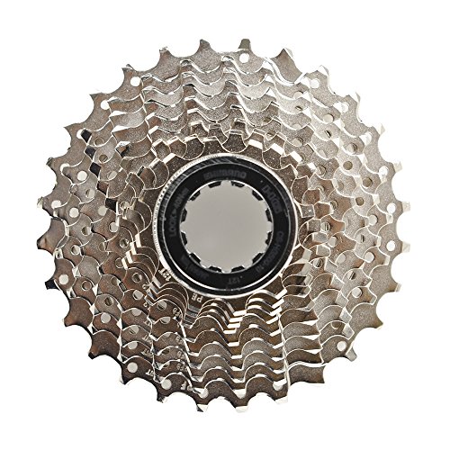 Shimano CSHG500100228 Deore - Cassette de Piñones HG, 10 velocidades, Plateado, 12-28T