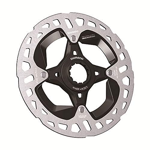 SHIMANO Disco 140MM C.Lock XTR MT900 I/T Freeza Ciclismo, Adultos Unisex, Multicolor(Plateado/Negro)