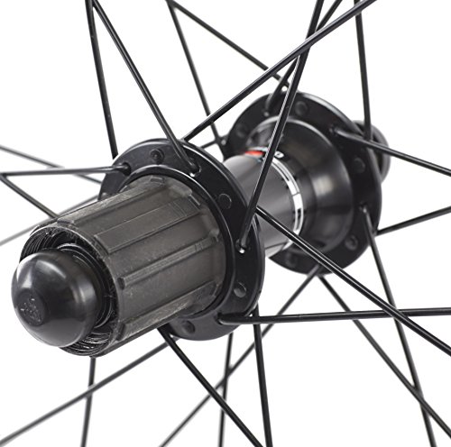 SHIMANO Juego de Ruedas WH-R501 700C Negro 2015 Juego de Ruedas para Bicicleta de Carretera