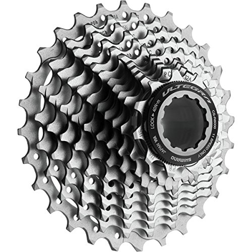 SHIMANO Ultegra R8 Piñón Casette, Adultos Unisex, Negro, 11-25 Dientes