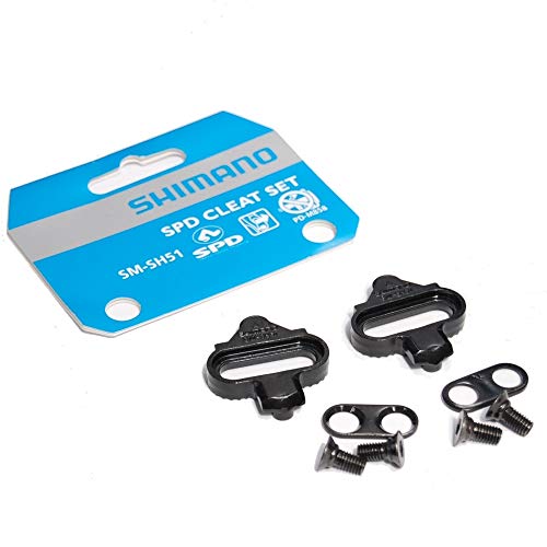 Shimano Y42498201 Calas para Shimano, SPD, SM-SH51, sin chapa (juego)