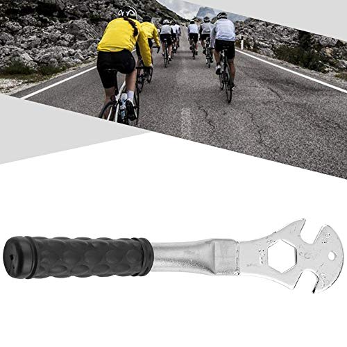 Shipenophy Llave De Bicicleta, Llave De Pedal De Bicicleta Revisión De Bicicleta Instalar Llave Inglesa Mango Antideslizante para Bicicleta