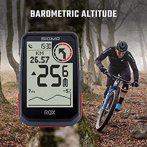 Sigma Sport Rox 4.0 HR Set GPS, Deportes,Ciclismo, Negro, Talla Única