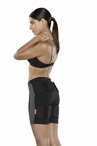 Slendertone Short Bottom Electroestimulador para glúteos Mujer, Negro/Rosa + Bottom - Electrodos de Repuesto para Mini Bottom Toning System, 4 Unidades