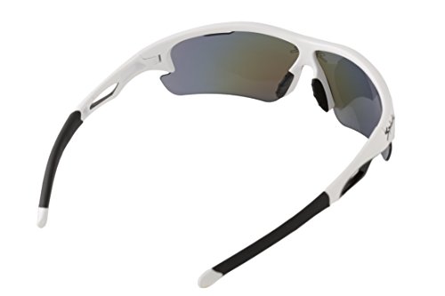 Spiuk Jifter Gafas, Unisex Adulto, Blanco (Blue Mirror), Talla Única