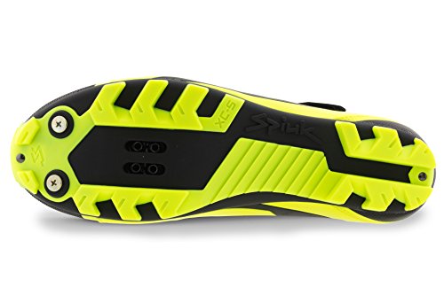 Spiuk Rocca MTB Zapatilla, Unisex Adulto, Amarillo AV, 45