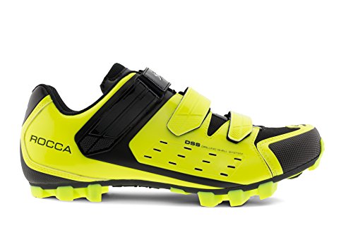 Spiuk Rocca MTB Zapatilla, Unisex Adulto, Amarillo AV, 46