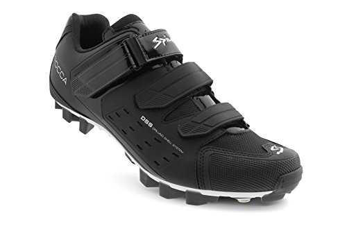 Spiuk Rocca MTB Zapatilla, Unisex Adulto, Negro Mate, 43