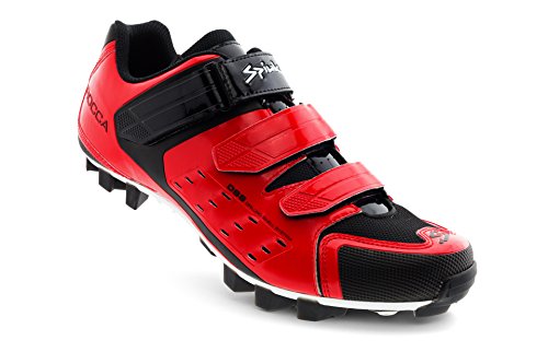 Spiuk Rocca MTB Zapatilla, Unisex Adulto, Rojo, 40