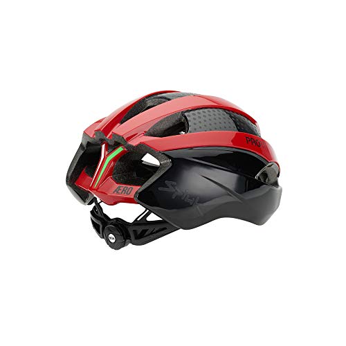 Spiuk Sportline Ae Casco Profit Aero, Adultos Unisex, Rojo/Negro, (M-L) 53-61