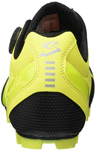 Spiuk Sportline Zapatilla MTB ALDAPA, Adultos Unisex, Amarillo Fluor Mate, T. 46