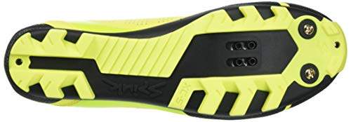 Spiuk Sportline Zapatilla MTB ALDAPA, Adultos Unisex, Amarillo Fluor Mate, T. 46