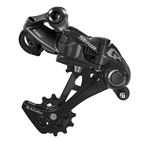 SRAM 100104 Cambio, GX1, 1X, 11v, trasero, caja larga, Negro, M