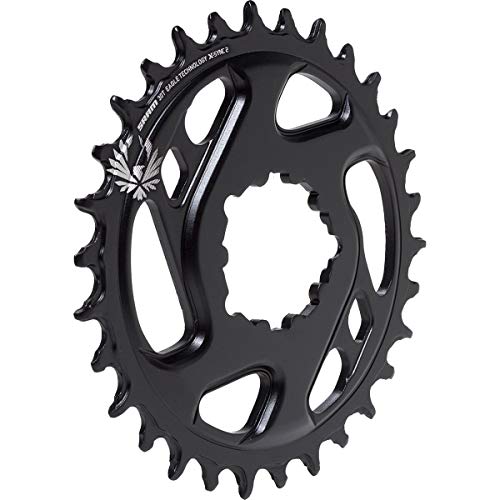 SRAM 11.6218.030.270 Cadena Hojas X de Sync Eagle CF 32T, Aluminio 12 aumentos, 6 mm Compensar,  Estándar, Negro