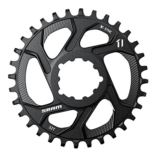 SRAM Eagle X-Sync - Pedalier de Aluminio de 34 Dientes, Montaje Directo, Impulso Compensado, 12 velocidades - Color Negro, 3 mm, Unisex, Eagle, Dorado