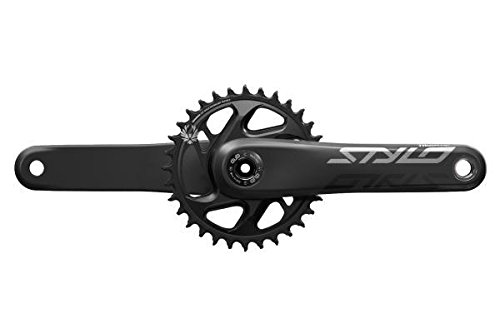 SRAM Truvativ Bielas Stylo Eagle Carbon, 170 mm, 32T DM Dub Rodamiento Interior, 00.6118.528.001 Manivela, Negro, 170 mm