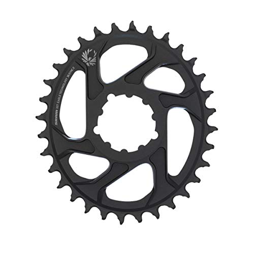 SRAM X-sync2 Eagle Plato, Unisex Adulto, Ovalado Negro, 32 Zähne