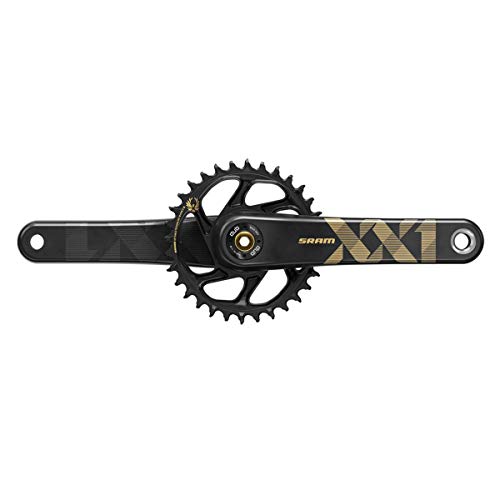 SRAM XX1 Eagle Bielas, Unisex Adulto, Negro, 165mm, 32T, Fatbike 5" Variante