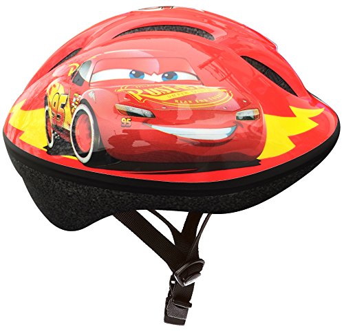 Stamp Casco DE Bicicleta Cars S, Niños, Rojo, Talla-S