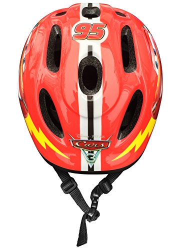 Stamp Casco DE Bicicleta Cars S, Niños, Rojo, Talla-S