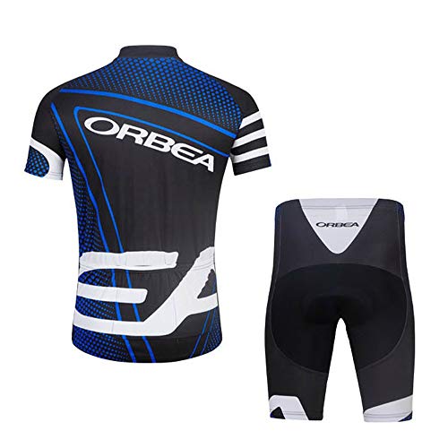 STEPANZU Ropa Ciclismo Verano Hombre-Mujer MTB Maillot + Culote Pantalones Cortos Conjunto de Ciclismo Maillot