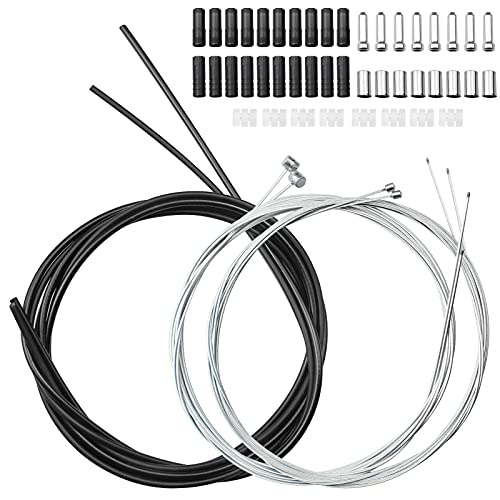 suaywo 2 Set Kit Universal de Carcasa de Cable de Cambio de Bicicleta Funda Cable Cambio MTB Cable Freno Bicicleta para Ciclismo MTB Road Mountain Bike Reparación