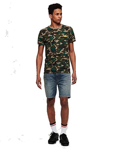 SUPERDRY Conor Taper Short Shorts Hommes Azul - DE 44 (US 34) - Shorts/Bermudas