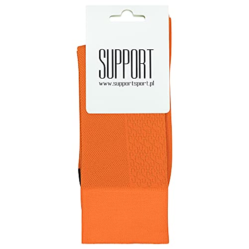 SUPPORT Calcetines de ciclismo súper ligeros para hombre, unisex, accesorios para senderismo, senderismo, escalada, ciclismo, equitación en bicicleta, esenciales, naranja, 42-44